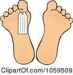 Of A Dead Person In A Morgue   Royalty Free Vector Clipart By Djart