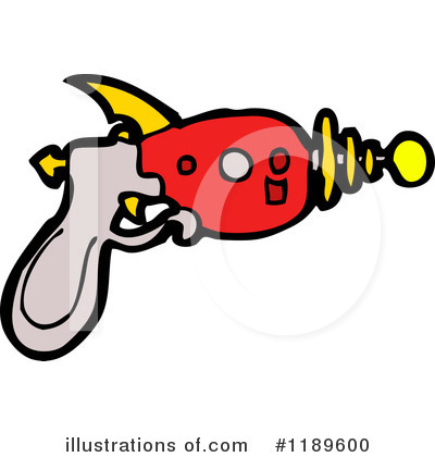 Ray Gun Clipart  1189600 By Lineartestpilot   Royalty Free  Rf  Stock