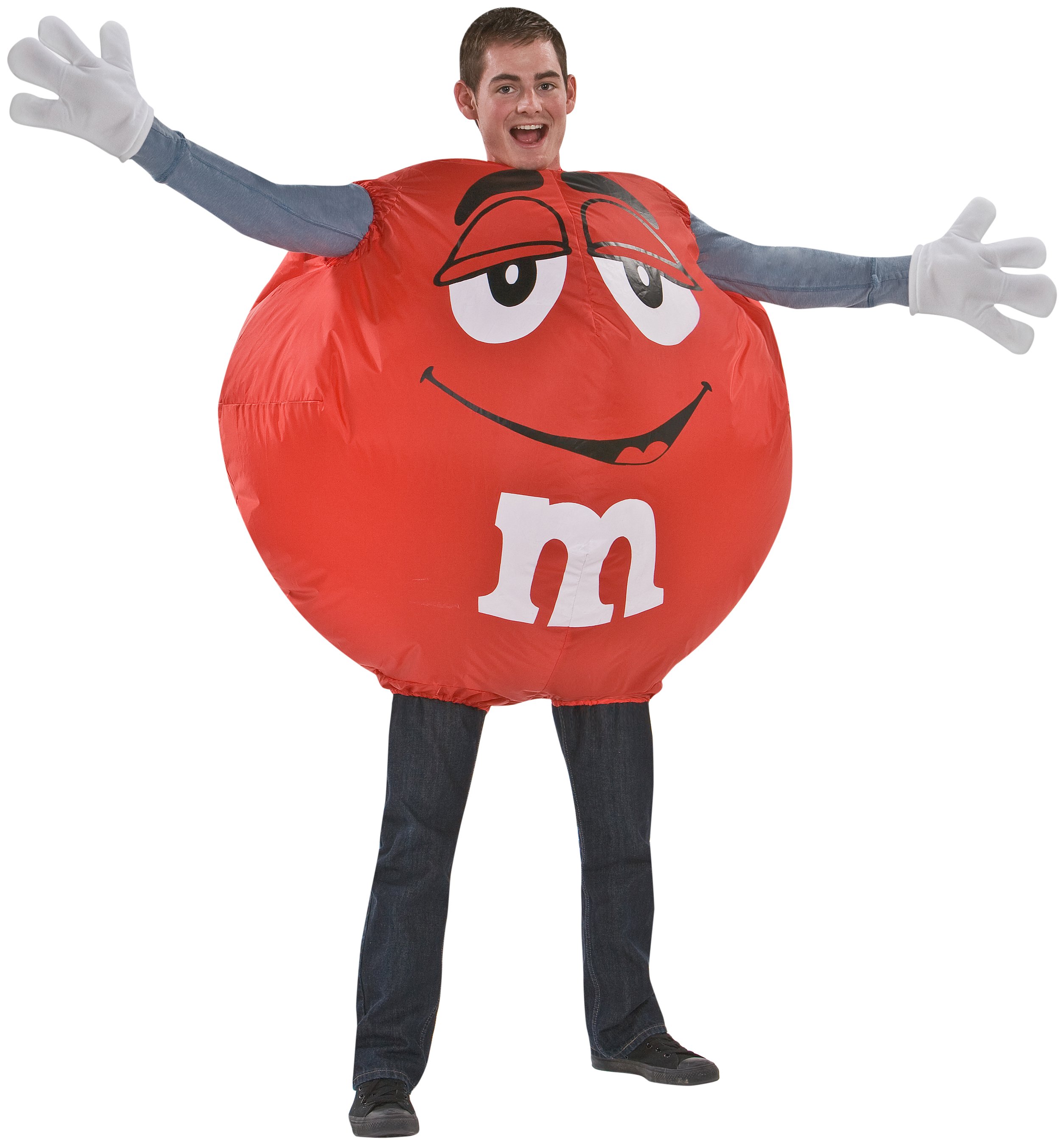 Red M M Inflatable Adult Costume