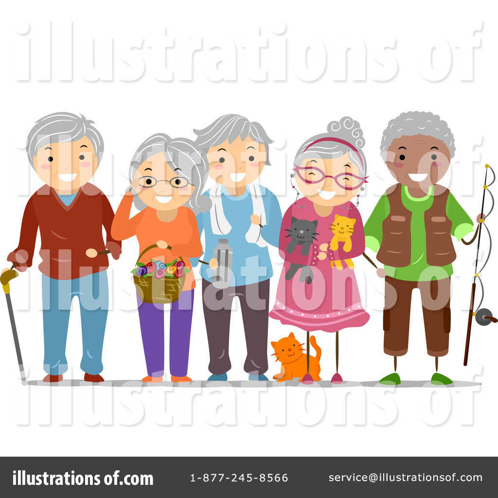 Royalty Free  Rf  Senior Citizens Clipart Illustration  1167634 By Bnp