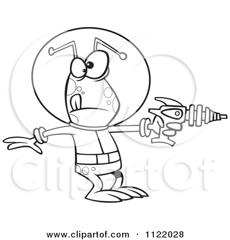 Royalty Free  Rf  Space Gun Clipart Illustrations Vector Graphics  1