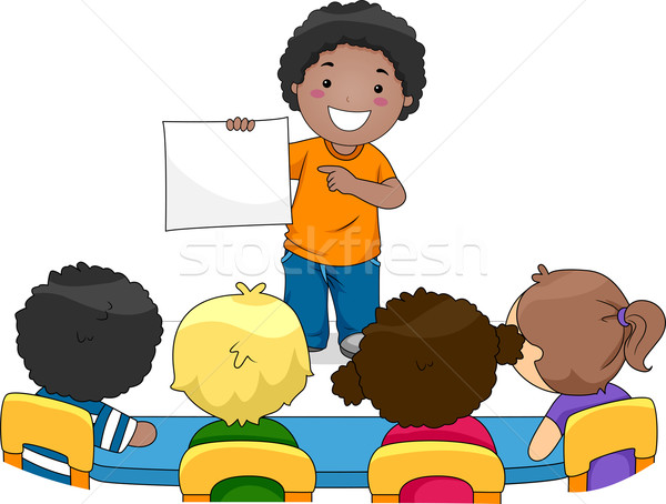 Stock Photo   Stock Vector Illustration   Illustration Of A Kid