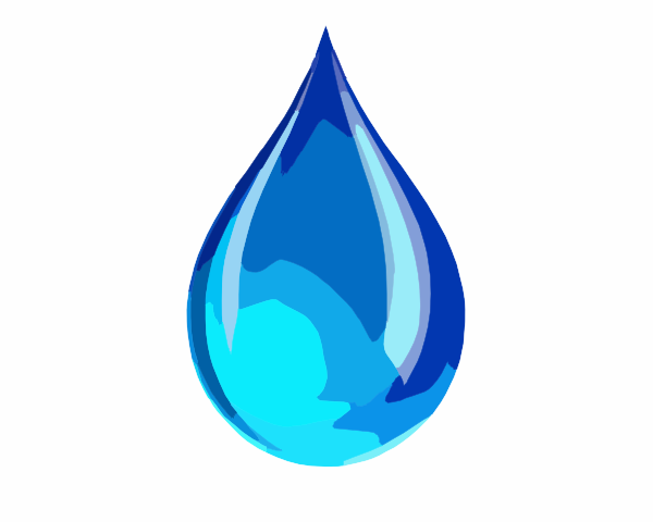 Water Droplet Icon Clip Art At Clker Com   Vector Clip Art Online