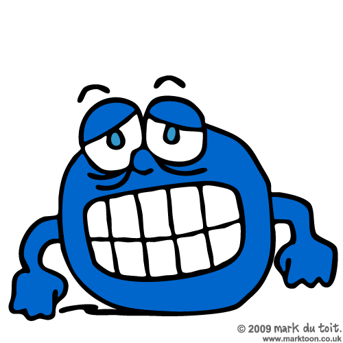 Blob Grins While Looking Very Tired Clipart Gif 19 Mar 2010 09 27 15k