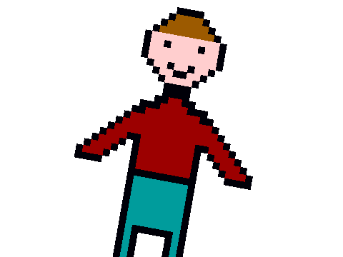 Cool Computer Guy Clipart