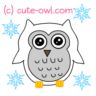 Free Cute Snowy Owl Clip Art This Is A Perfect Owl Clip Art For Winter