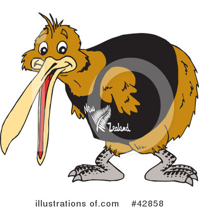 Kiwi Bird Clipart  42858 By Dennis Holmes Designs   Royalty Free  Rf