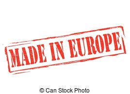 Made In Europe   Stamp With Text Made In Europe Inside