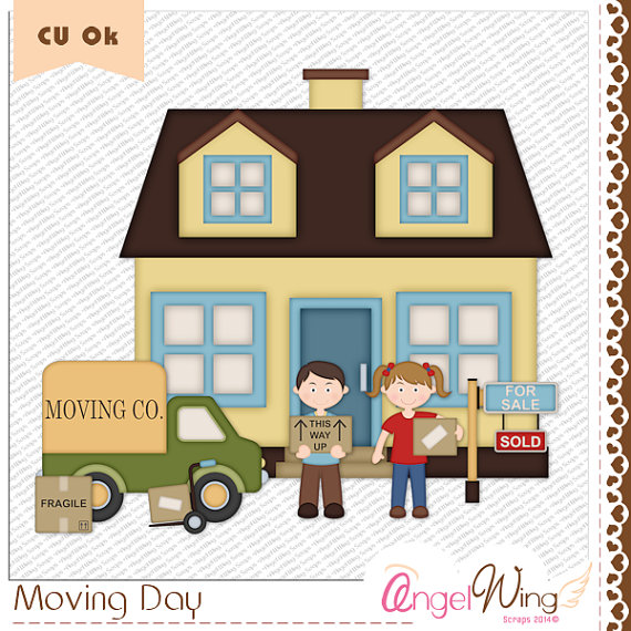 Moving Day Digital Clip Art By Angelwingscraps On Etsy