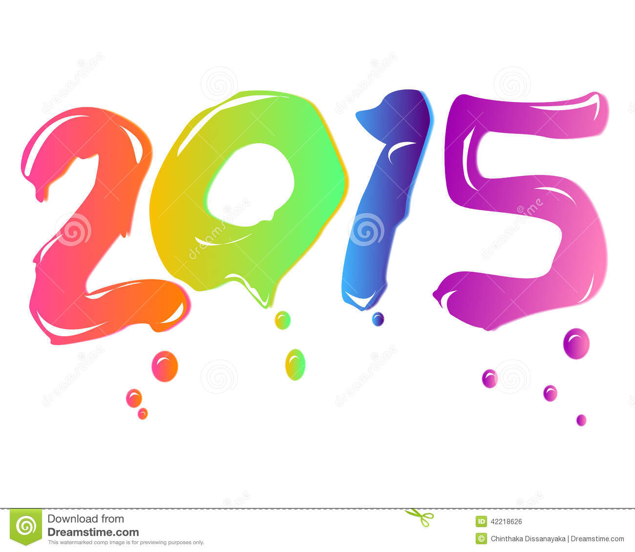 New Year 2015 Stock Vector   Image  42218626