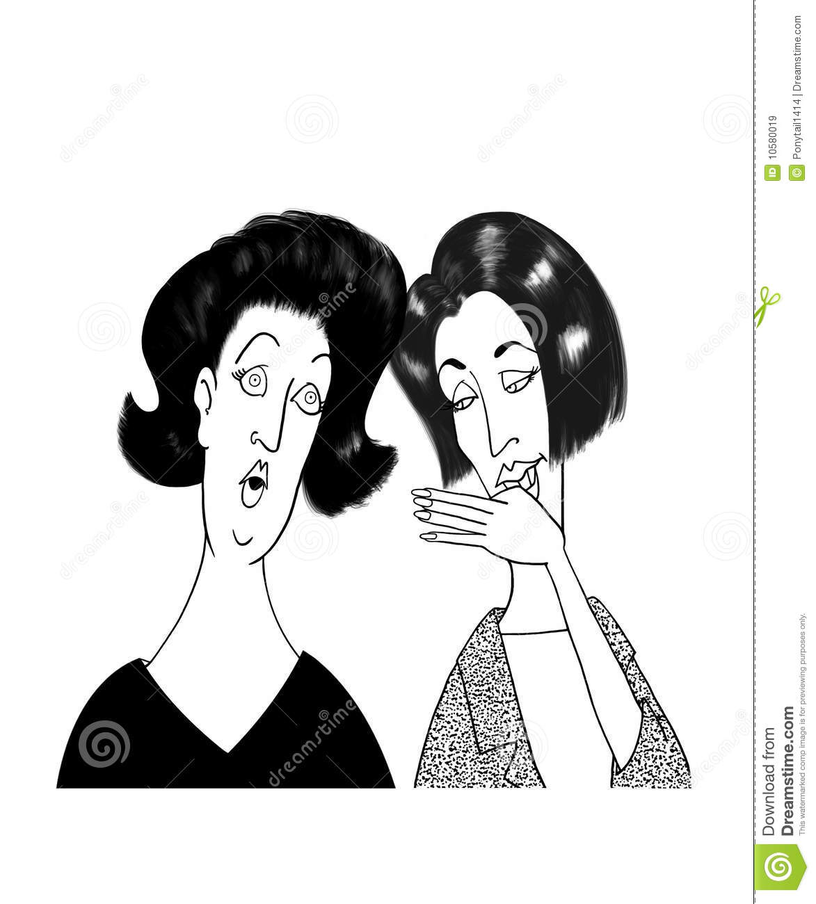     Of Woman Reacting In Shock To A Piece Of Gossip Mr No Pr No 4 1336 10