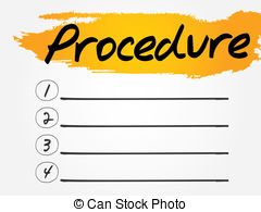 Procedure Illustrations And Clip Art  4129 Procedure Royalty Free