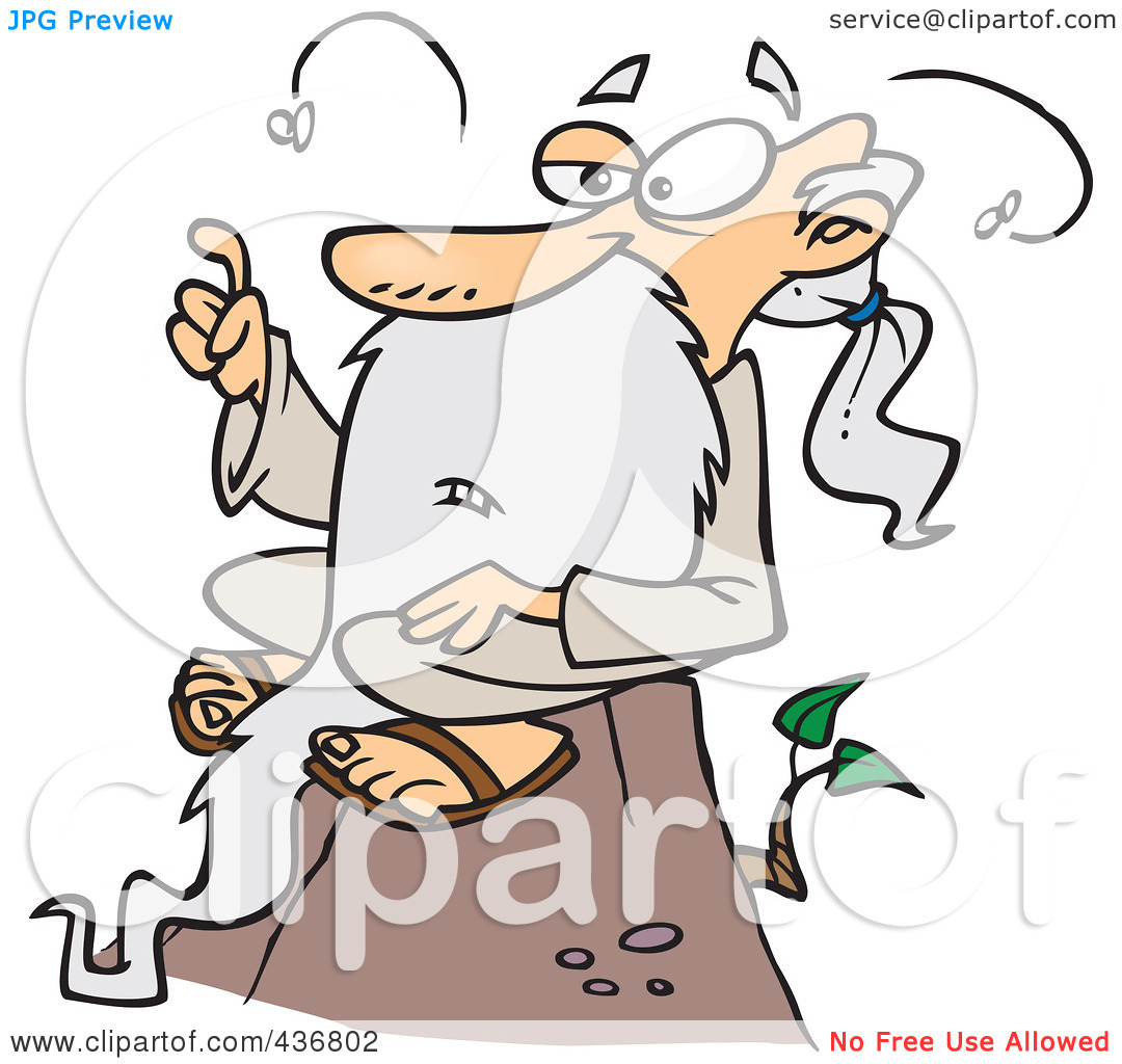 Royalty Free  Rf  Clipart Illustration Of A Stinky Old Wise Man