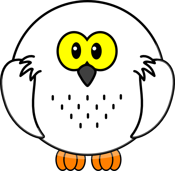 Snowy Owl Clip Art At Clker Com   Vector Clip Art Online Royalty Free