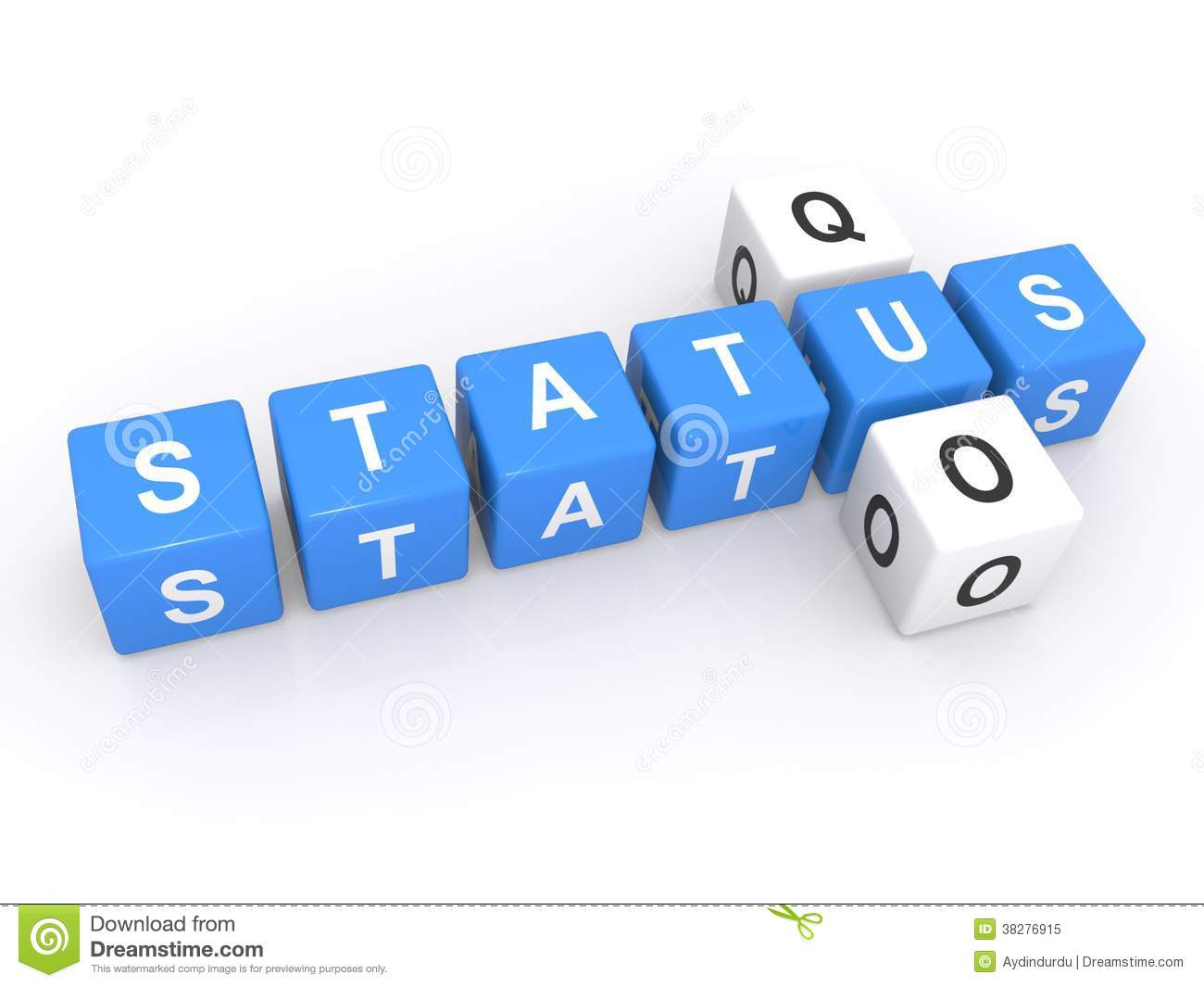 Status Quo Sign Royalty Free Stock Photo   Image  38276915