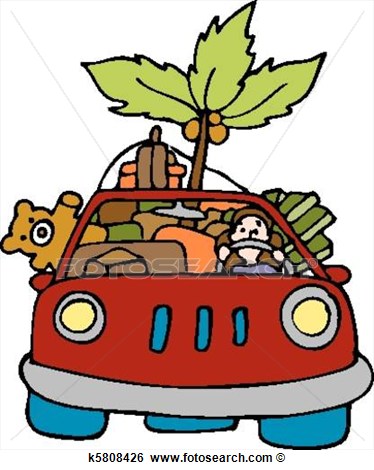 Stock Illustration   Moving Day Car  Fotosearch   Search Clip Art