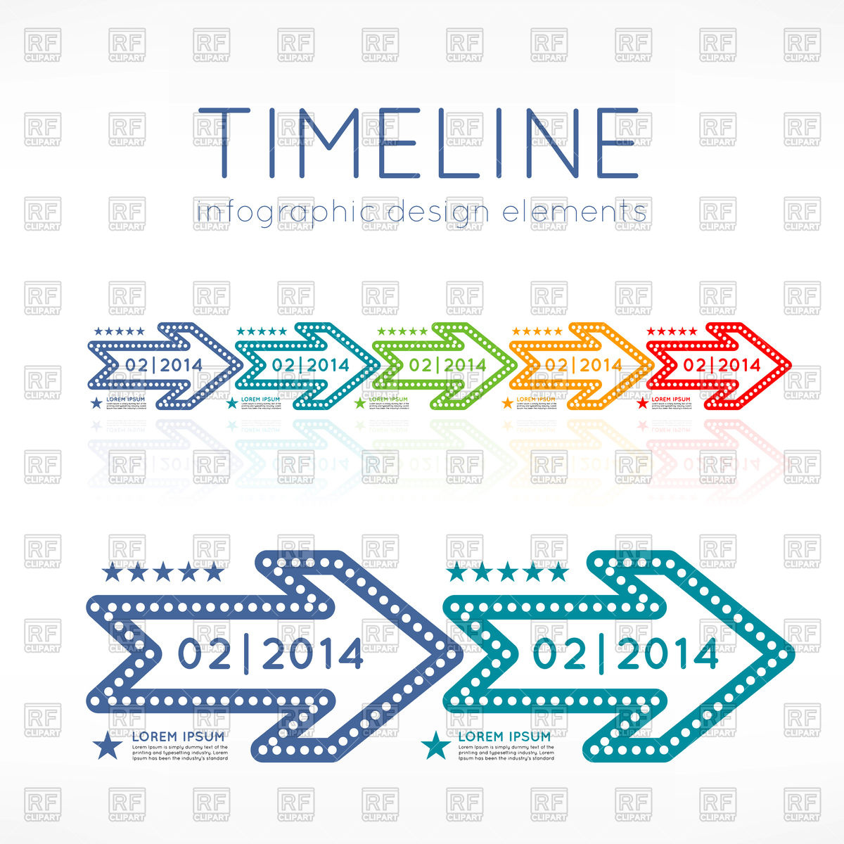 Timeline Infographic On Light Grey Background 74639 Download Royalty