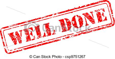 Vector   Well Done Rubber Stamp   Stock Illustration Royalty Free