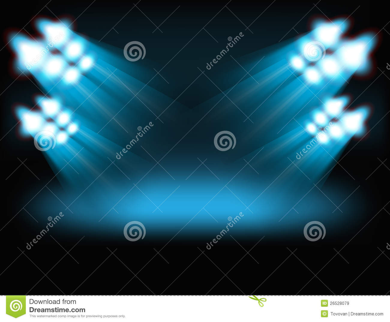 Bright Spot Lights Royalty Free Stock Images   Image  26528079