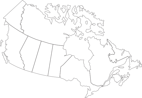 Canada Map Clip Art At Clker Com   Vector Clip Art Online Royalty    
