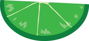 Citrus Clipart Image   Wedge Of Lime