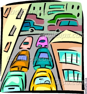 Clip Art Traffic Jam