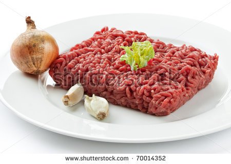 Clipart Hamburger Meat Close Up Raw Ground Beef