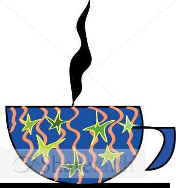 Coffee Mug With Heat Rising   Coffee Hour Clipart
