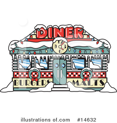 Diner Sign Clipart Diner Clipart Illustration