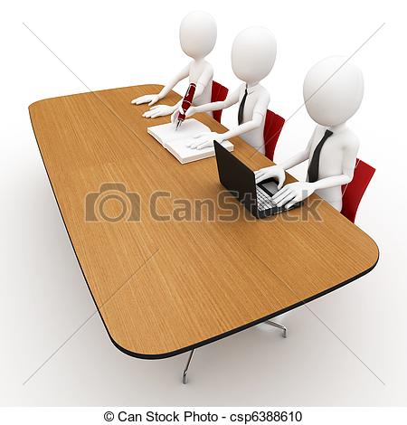 Grand Jury Clipart 3d Man At Contest Jury Table
