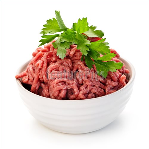 Ground Beef Clipart Lean Red Raw Ground Meat