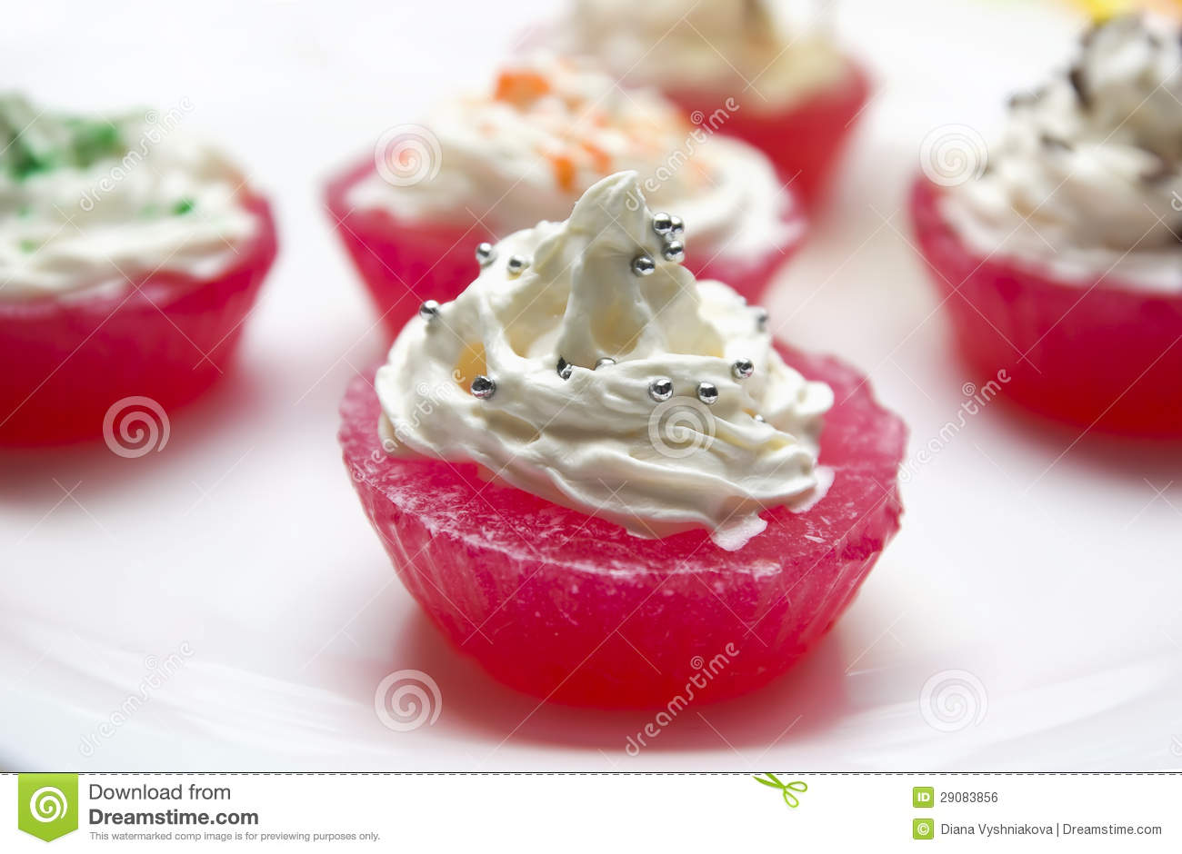 Jello Shot Cupcakes Royalty Free Stock Image   Image  29083856