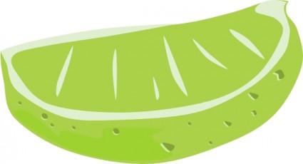 Lime Wedge Clip Art Free Vector In Open Office Drawing Svg    Svg    