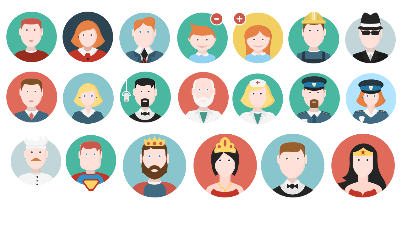        People Person Icons Powerpoint Clipart   Leehyekang    