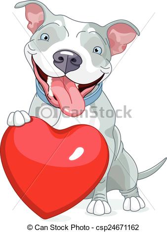 Pit Bull Dog    Csp24671162   Search Clipart Illustration Drawings