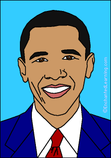 President Barack Obama   Enchantedlearning Com