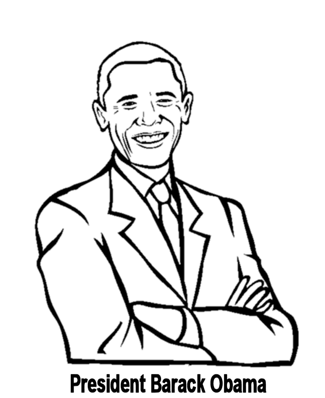 Print These Of Barack Obama Coloring Pages For Free  Of Barack Obama