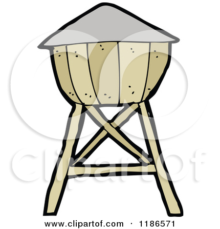 Royalty Free  Rf  Water Tower Clipart Illustrations Vector Graphics