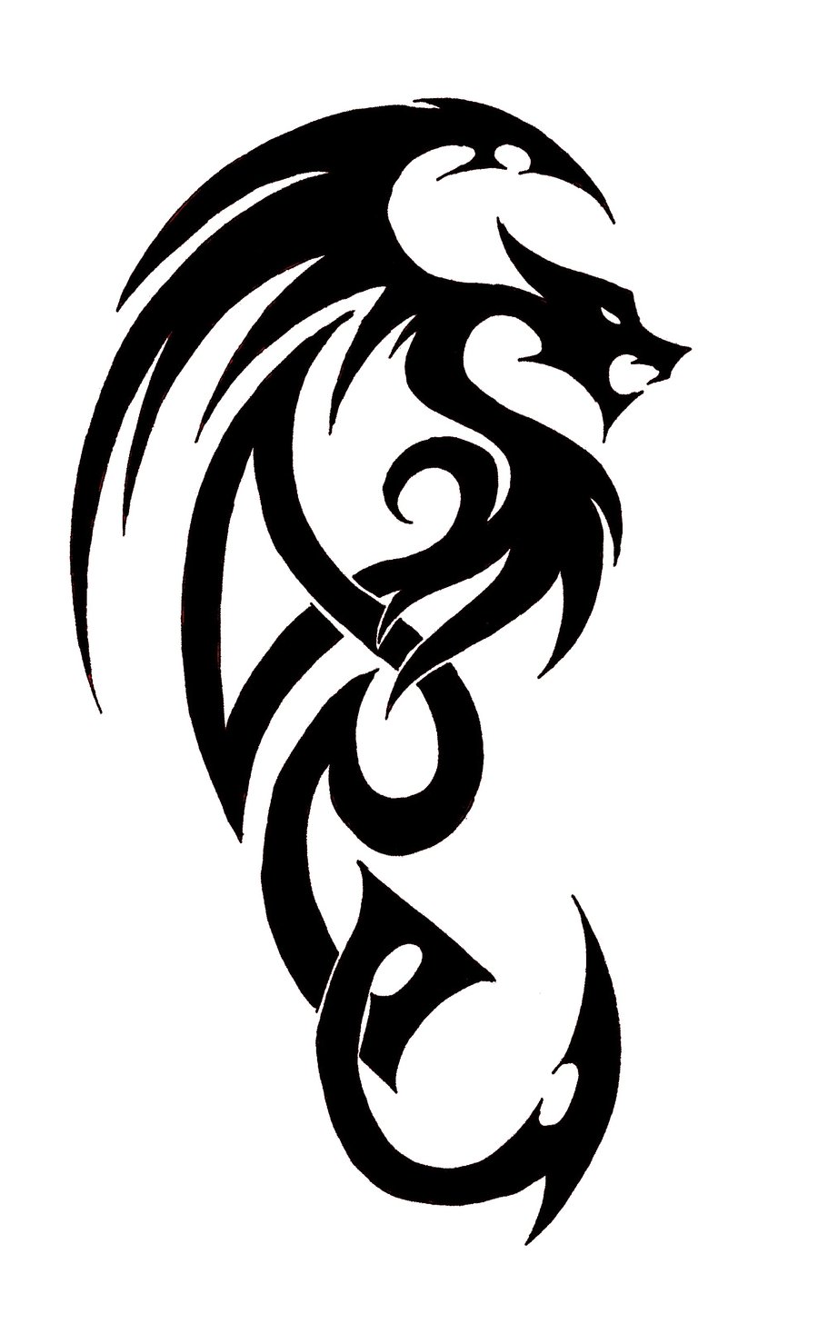 Tattoo Simple Dragon   Clipart Best