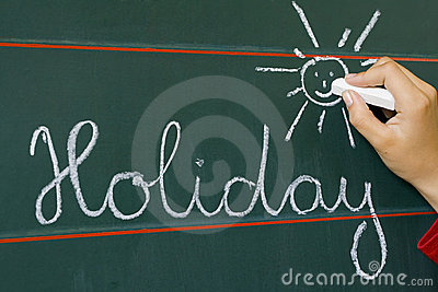 Word Holiday And Shine Stock Image   Image  2396241