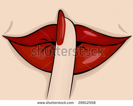 Zipped Lips Clipart Woman S Lips   Vector   Stock