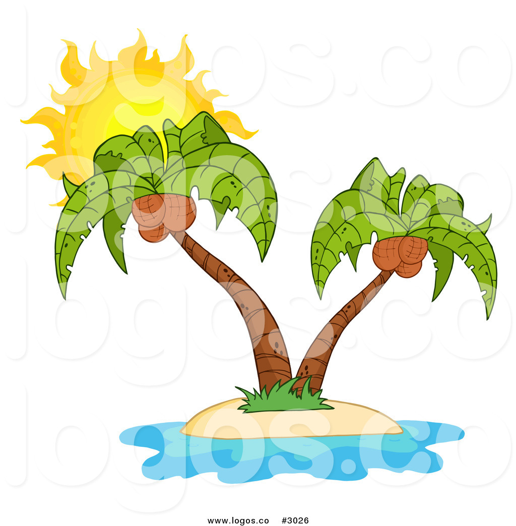 Coconut Palm Tree Clip Art