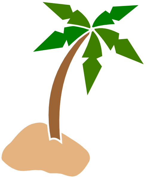 Coconut Tree Clip Art At Clker Com   Vector Clip Art Online Royalty    