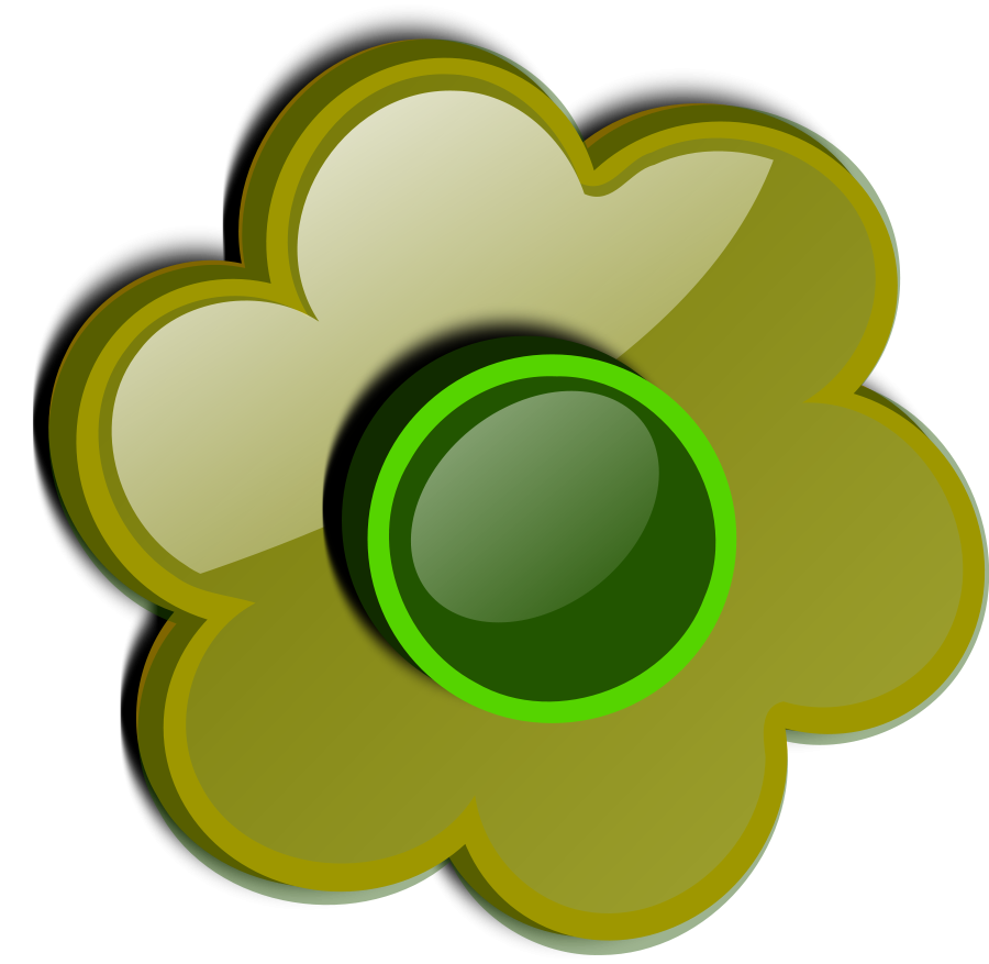 Flower Green 10 Clipart Large Size