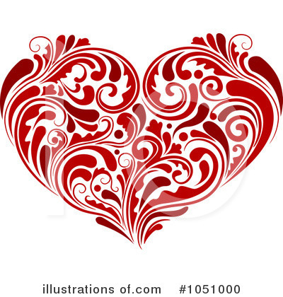 Free  Rf  Heart Clipart Illustration  1051000 By Bnp Design Studio