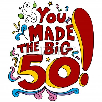 Happy 50th Birthday Clip Art