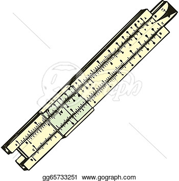 Illustration   Wooden Ruler Instrument  Clipart Drawing Gg65733251
