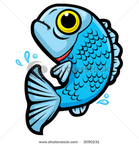 Jumping Cartoon Fish Vector Clip Art Picture   Free Images At Clker    