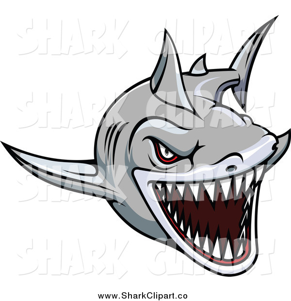 Of An Aggressive Swimming Shark Shark Clip Art Seamartini Graphics