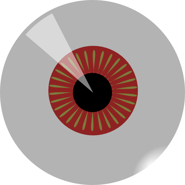 Red Eye Ball Clip Art At Clker Com   Vector Clip Art Online Royalty    